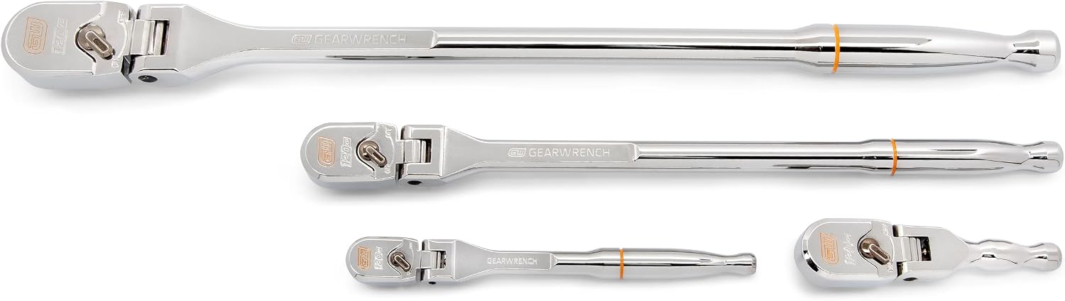 GEARWRENCH 2 Pc 1/4" and 3/8" Drive 120XP Flex Handle Ratchet Set | 81204XP