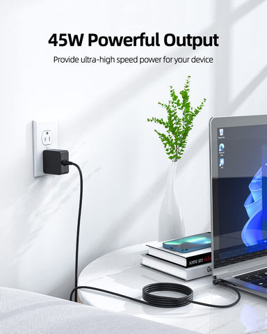 45W Charger Fit for Asus Vivobook Laptop E410MA E510MA X512FA X512DA X512JA X712FB M712DA X712FA X540S X540SA X540LA F510UA F510QA Zenbook Q302L Q406DA UX330 UX360 UX305 Power Adapter Cord