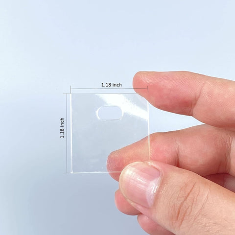60 PCS Vertical Blind Repair Tabs Kit Clear Fixer Verticle Blinds Snap in Replacement Slats Parts Panels