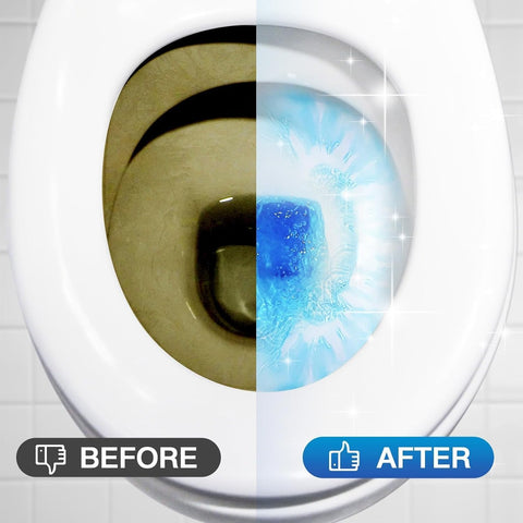 Vacplus Toilet Bowl Cleaner Tablets, 100 Pack, Auto Cleaning, Long-Lasting