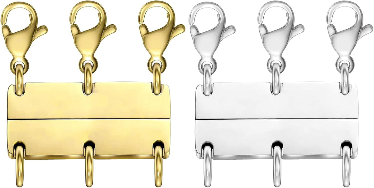 MKCYD Multi Necklace Layering Clasp Strong Magnetic Clasps