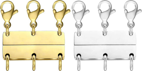 MKCYD Multi Necklace Layering Clasp Strong Magnetic Clasps
