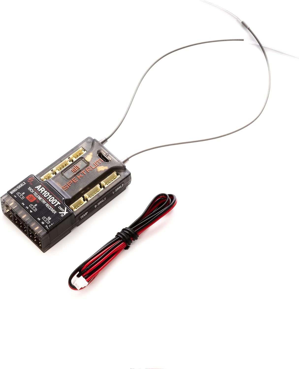 Spektrum AR10100T DSMX 10-Channel Telemetry Receiver, SPMAR10100T