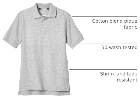 French Toast Kids' Pique Polo (Standard & Husky)