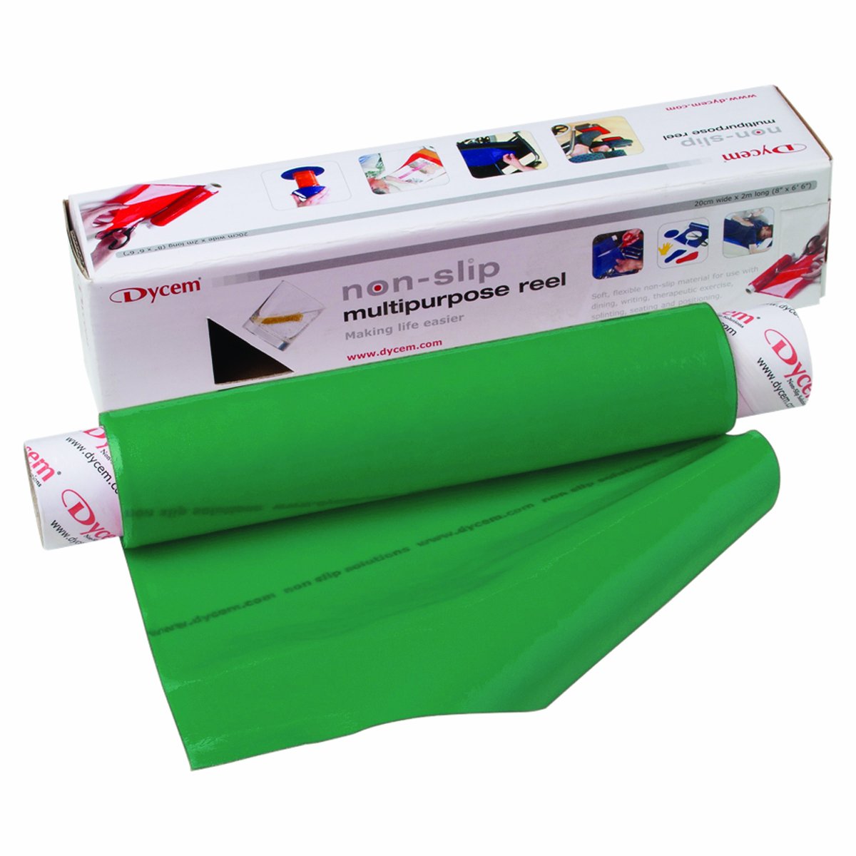 Dycem Non-Slip Material Roll, Blue, 16" X 6.5 ft