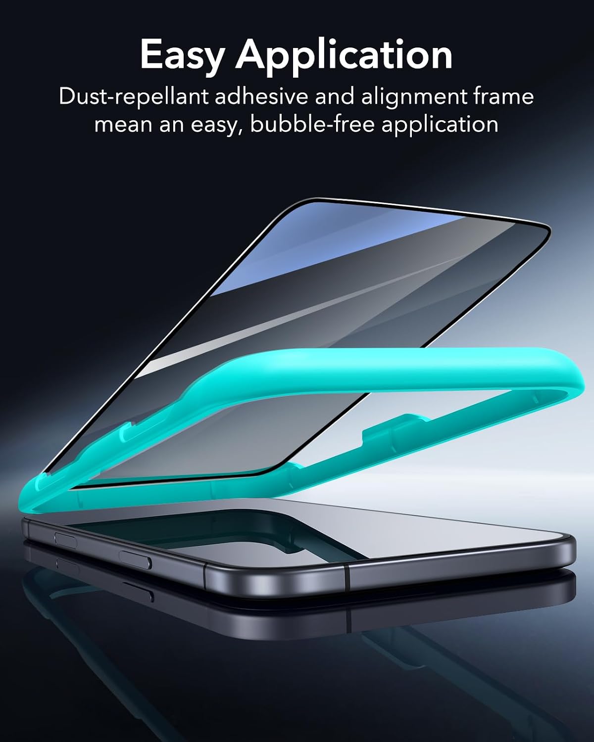 ESR 3 Pack for iPhone 17/16 Pro Privacy Screen Protector, Align Frame