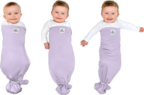 The Ollie Swaddle – Adjustable Baby Swaddle for Newborns | Pediatrician-Approved for Safe Sleep | Easy Closure | Arms-Out | Lightweight, Machine-Washable | Easy Diaper Access