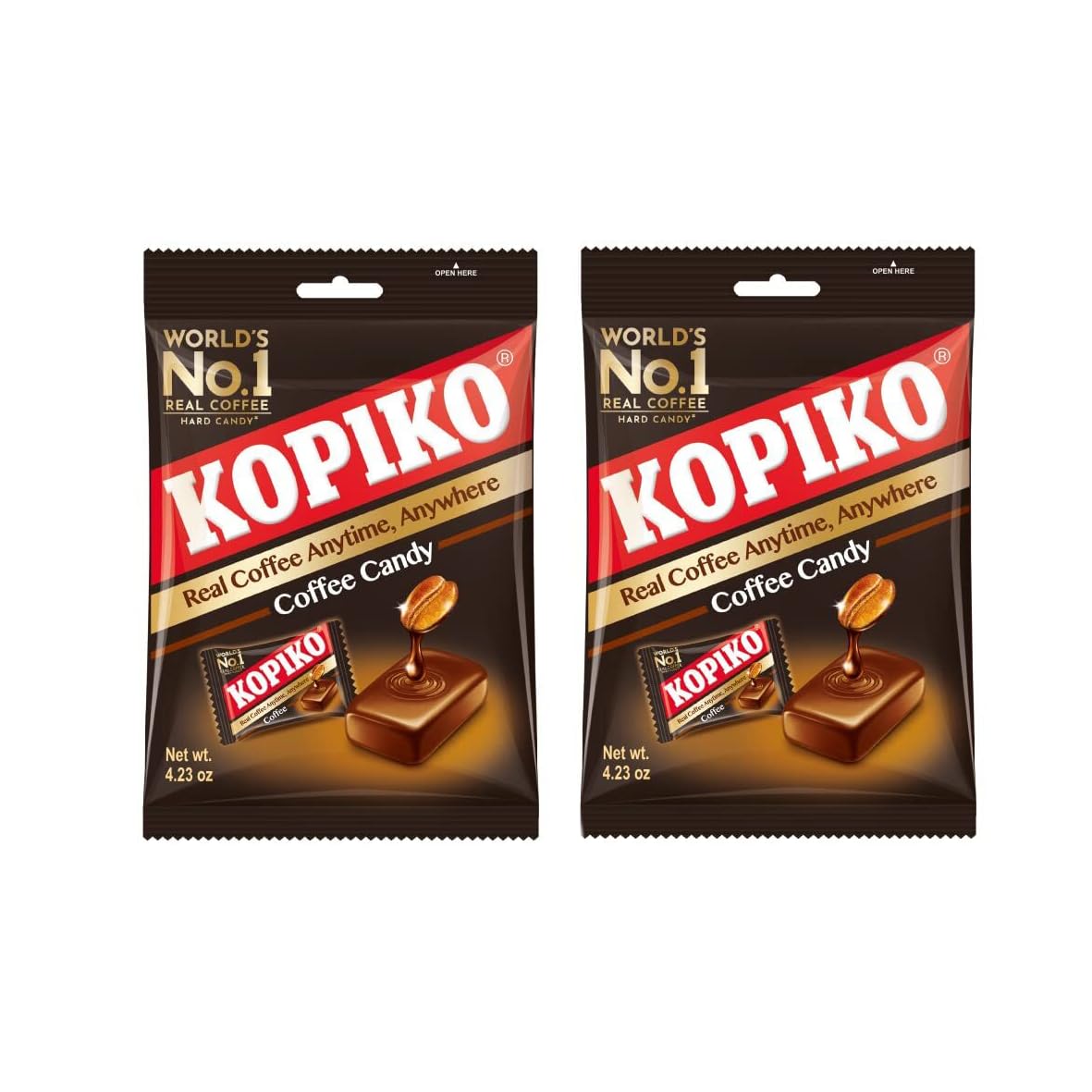 Kopiko Coffee Candy – Hard Candy from Indonesia (2-Pack 4.23oz)