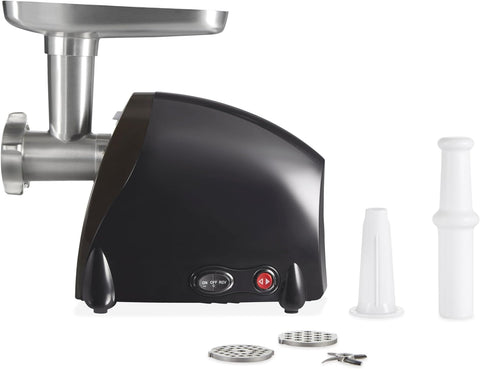Weston Electric Meat Grinder & Sausage Stuffer, Num. 5 500 Watt, 5/8 HP Motor, Grinds 2 lbs Per Minute, Includes Stainless Steel Grinding Plates, Black (82-0330-W)