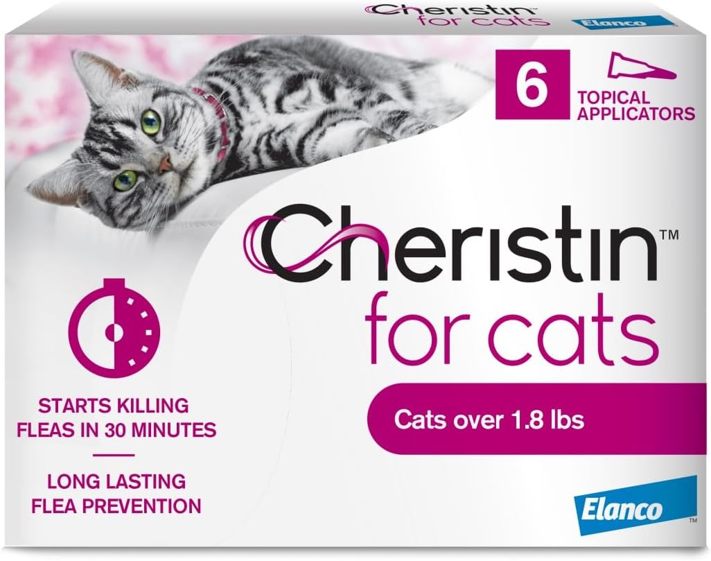 Cheristin Flea Treatment & Prevention for Cats Over, 6ct