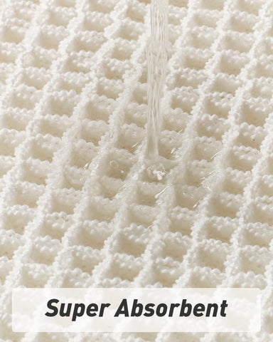 Upgraded Waffle Bath Mat Ultra Absorbent Non Slip Bathroom Mat, 17" x 24"