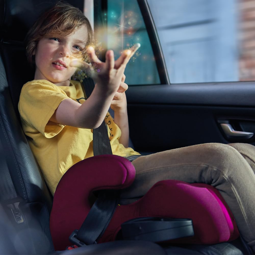 Diono Solana 2 XL Pack of 2 2022, Dual Latch Connectors, Lightweight Backless Belt-Positioning Booster Car Seat, 8 Years 1 Booster Seat, Pink