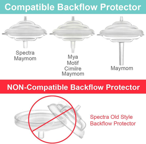 Maymom Silicone Membrane Diaphragm Designed for Spectra S1 S2 9 Plus Breastpump Backflow Protector Also for Maymom Backflow Protector Long Medium Short Stem, Not Original Spectra Accessories Pump Part