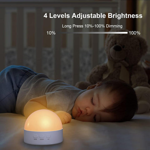 Kintion Portable Night Light, Rechargeable Dimmable 8 Color Lighting (1pcs)
