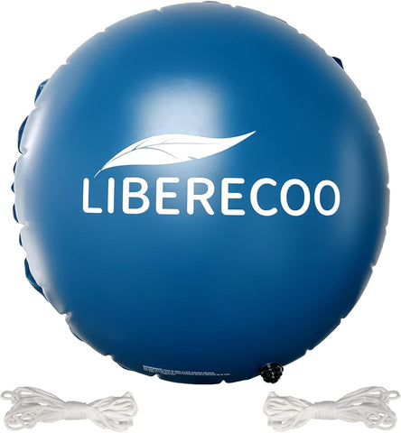LIBERECOO 4FT Round Pool Pillows for Above Ground Pools - Super Durable 0.4 mm Winter Pillow | Round Inflatable Pillows for Pool Closing (4ft Diameter) | Air Pillow for Winterizing Pool Cover