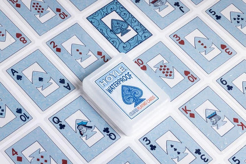 Hoyle Waterproof Clear Plastic Playing Cards 1 Deck Outdoor Pool