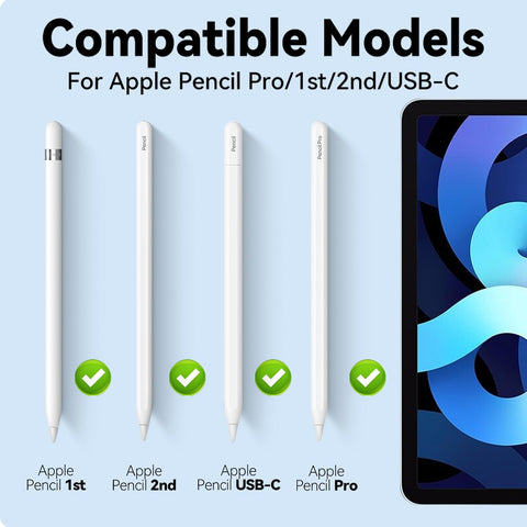 Inesore Replacement Tips for Apple Pencil Pro/1st/2nd/USB-C (8 Pack)