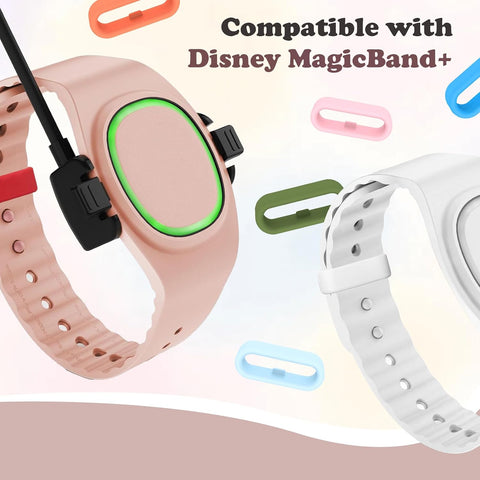 Multi-Color Silicone Band Keeper Magic Band Locks&MagicBand+ Fastener Rings