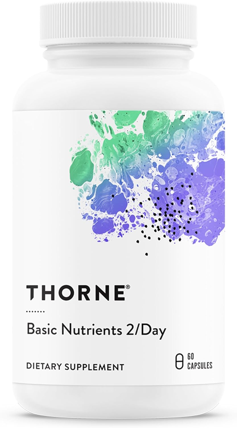 THORNE Basic Nutrients 2/Day, Vitamin & Mineral Formula, 60 Capsules