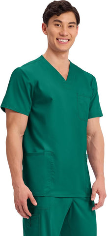 Cherokee WW Revolution V-Neck Scrub Top for Men with 3 Pockets