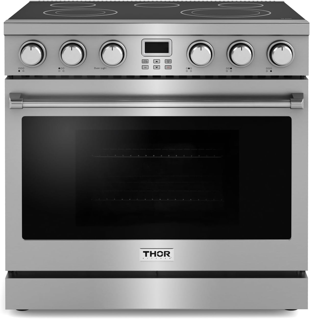 THOR Kitchen Professional 36-Inch Electric Range in Stainless Steel - Model ARE36