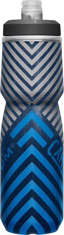 CamelBak Podium Chill Outdoor Water Bottle 24oz, Navy/Blue Stripe