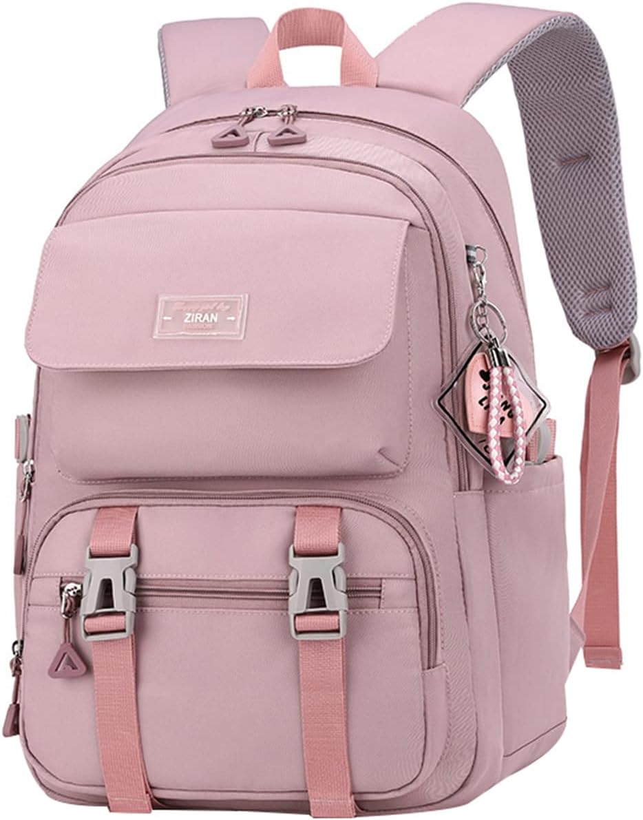 JiaYou Teen Girls Casual Backpack High Middle School Daypack Women Daily Travel Laptop Bag (2# Purple, 26 Liters)