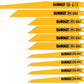 DEWALT Reciprocating Saw Blades, 10 Piece Combination Set, Various Sizes (DW4898)