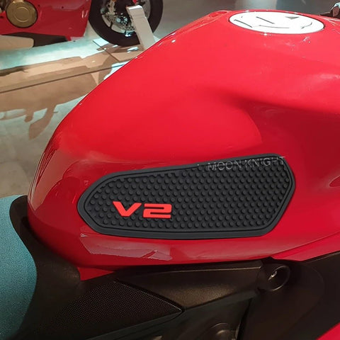 Tank Pad Sticker Fuel Tank pad for Du&Cati Panigale V2 Streetfighter V2 2020 2022 Tank Pads Decal Knee Grip Traction Pad