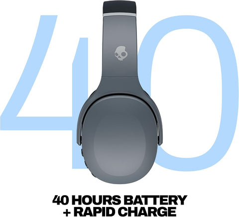 Skullcandy Crusher Evo Wireless Multi-Sensory Bass Headphones - Chill Grey