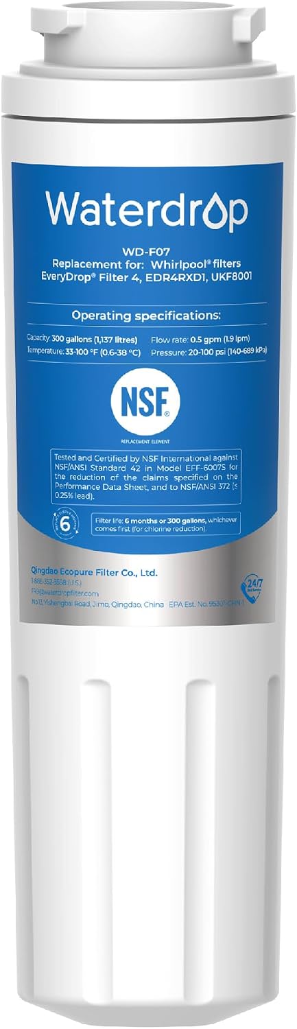 Waterdrop EDR4RXD1 Water Filter Replacement for EveryDrop® Filter 4