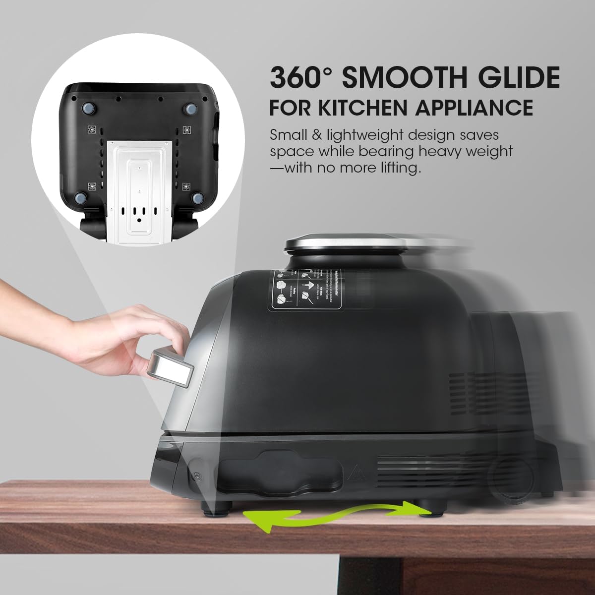 Aieve Appliance Slider, 16 Pcs Self Adhesive Appliance Rollers