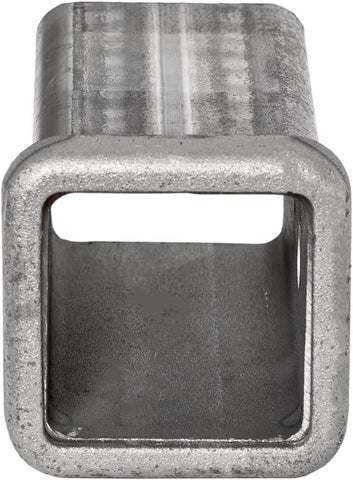 Buyers Products RT25810 2 Inch Plain Receiver Tube with 10 Inch Shank, Weld-On Carbon Steel Towing Tube with Cast Steel Collar, 5/8 Inch Hitch Pin Hole, Black Finish for Custom Towing Builds