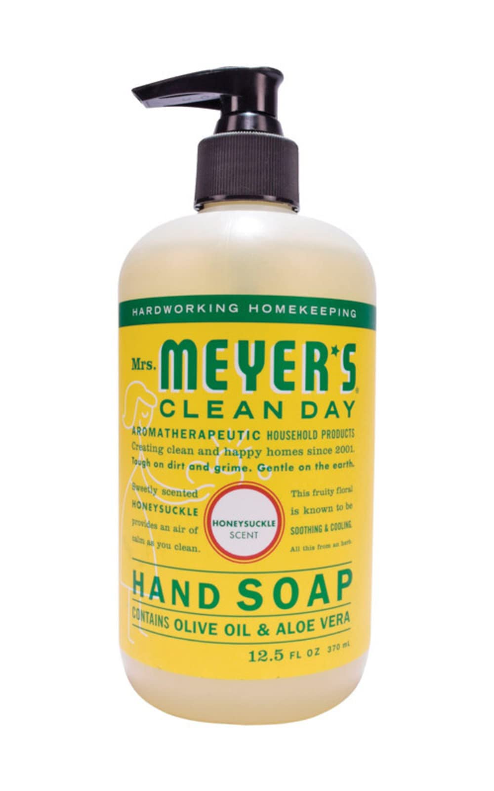 MRS. MEYER'S CLEAN DAY 12.5 oz. Liquid Hand Soap Honeysuckle Scent - Total Qty: 6