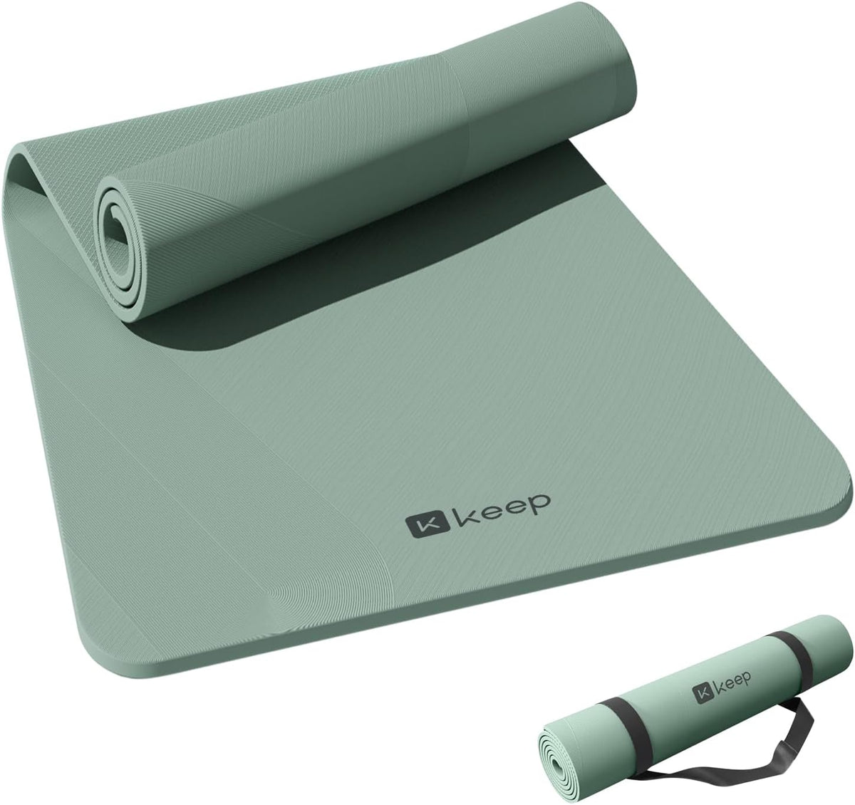 KEEP Extra Wide Yoga Mat, 7mm Thick 72" x 32" Exercise Mat