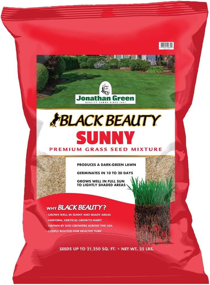 Jonathan Green Black Beauty Sunny Grass Seed - 25 lb