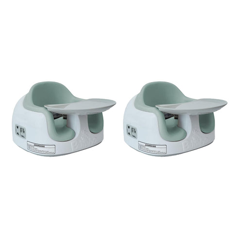 Bumbo 2 Pack 3-in-1 Infant Multi-Seat with Tray, 6 to 36 Months, Agave