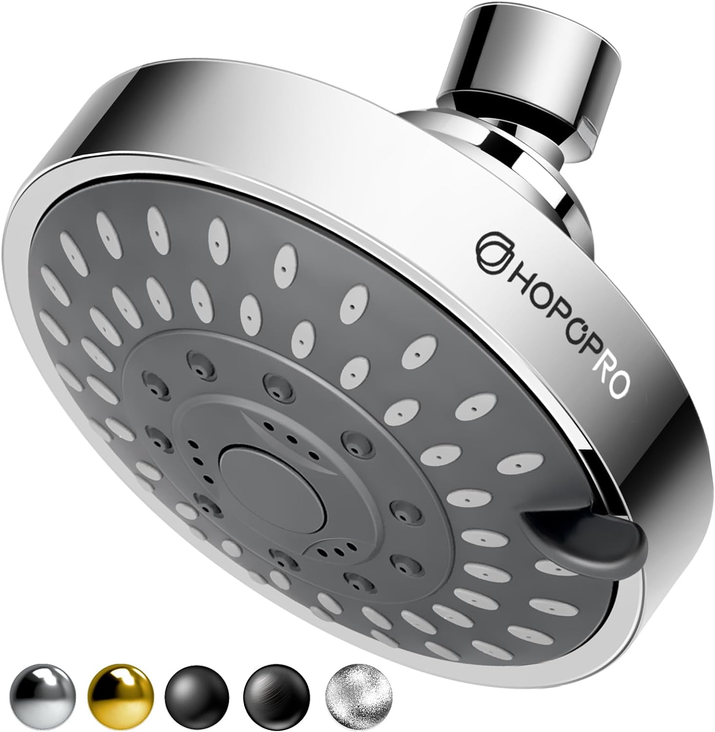 High Pressure Shower Head, HOPOPRO 5-Mode Fixed Showerhead, NBC Recommended