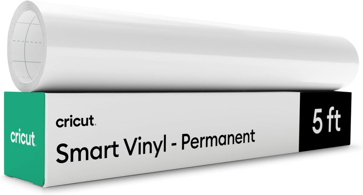 Cricut Smart Permanent Vinyl, White (13in x 5ft)
