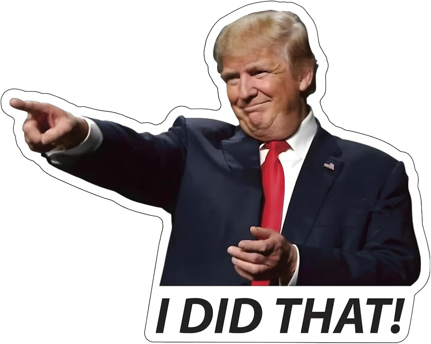 Trump I Did that Stickers, 2.5inch I Did that Trump Sticker 100PCS