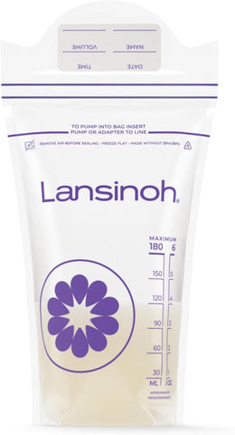 Lansinoh Breastmilk Storage Bags, 6 Ounce, 200 Count