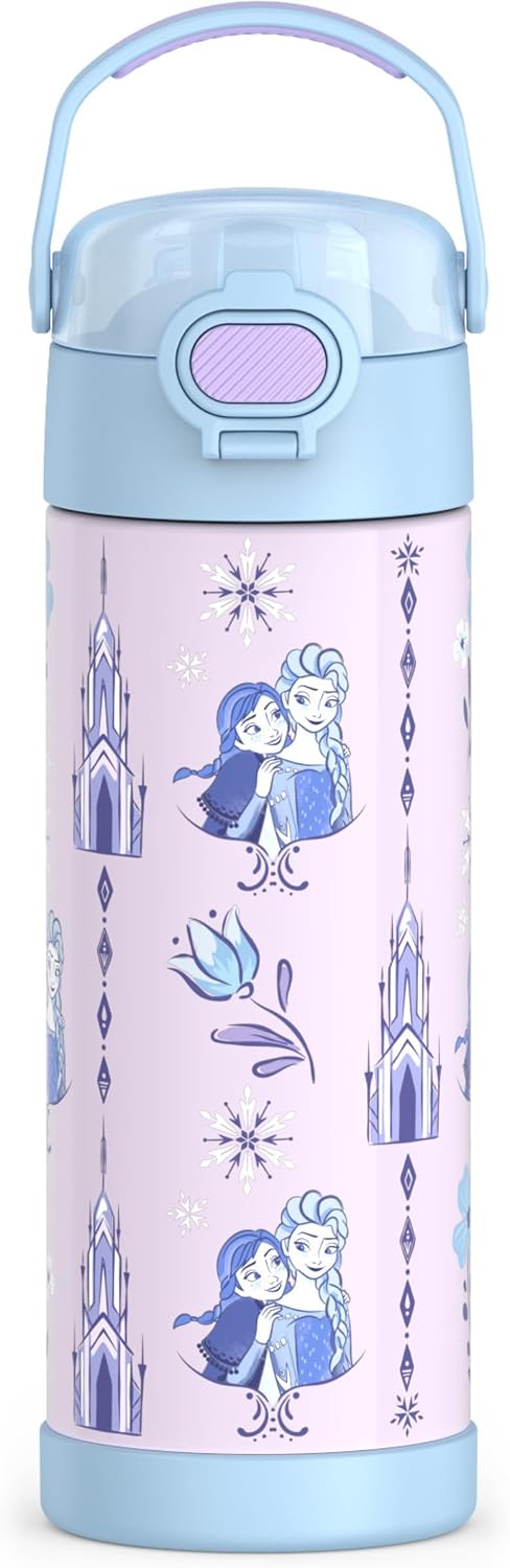 THERMOS FUNTAINER Water Bottle with Spout, 16oz, Frozen