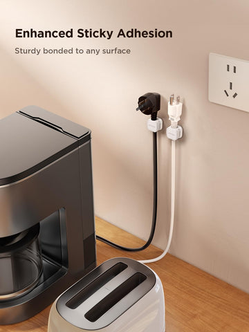 JOYROOM 9 Pack Magnetic Cable Clips, Cord Organizer Adhesive Wire Holder