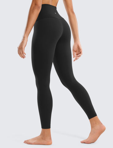 CRZ YOGA Butterluxe High Waisted Lounge Legging 25" - Workout Leggings for Women Buttery Soft Yoga Pants Black Medium