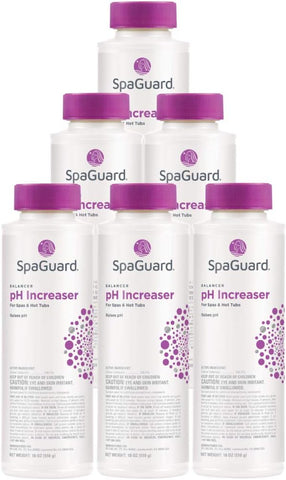 SpaGuard pH Increaser, 18 oz, Pack of 3, pH Raiser for Spas & Hot Tubs, Protects Equipment from Corrosion, Balances Water