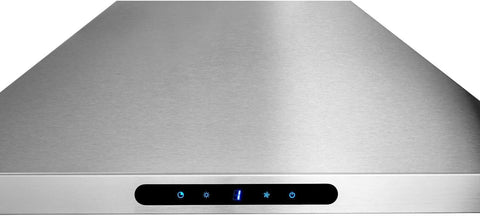 Broan-NuTone Elite 30" Pyramidal Chimney Range Hood with LED Lighting, Wall-Mount Kitchen Chimney Vent Hood, 640 Max CFM, Stainless Steel