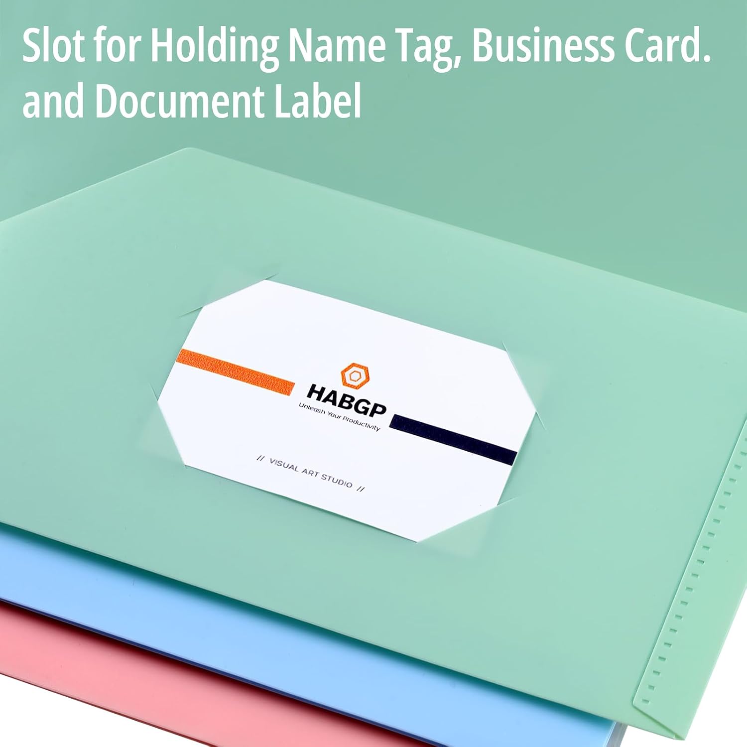 18 Pack Colored File Folders with Pockets, Pastel Pocket Folders, Plastic