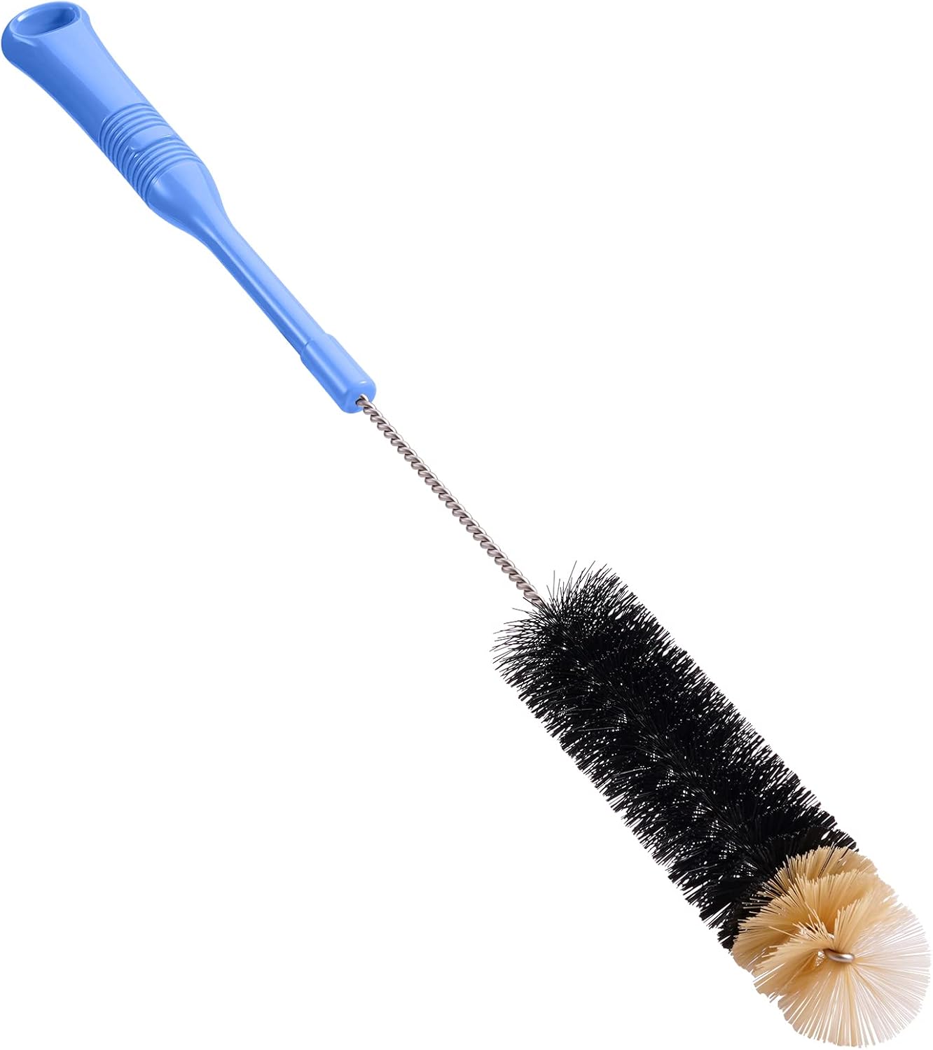 MOSOLAN Long Handle Bottle Brush, 17 Inch Bottle Brush Cleaner, 2 Pack