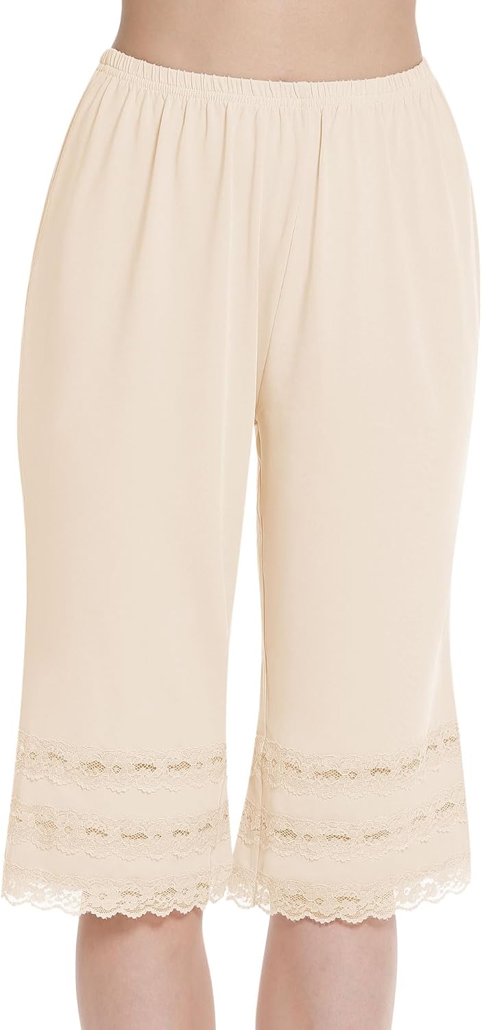 MANCYFIT Pettipant Culotte Slip Pants for Women, Snip-It Lace