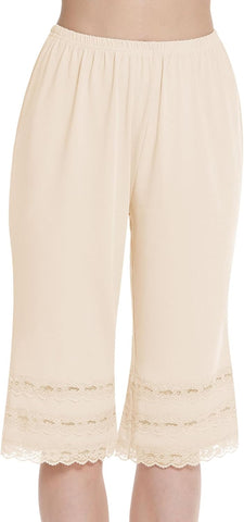 MANCYFIT Pettipant Culotte Slip Pants for Women, Snip-It Lace